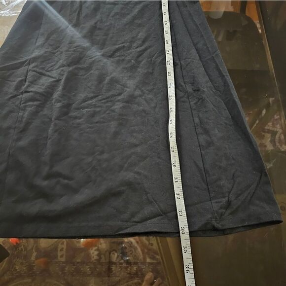 Theory Black Gather Sleeve Dress Size XS US 0 - Picture 7 of 10